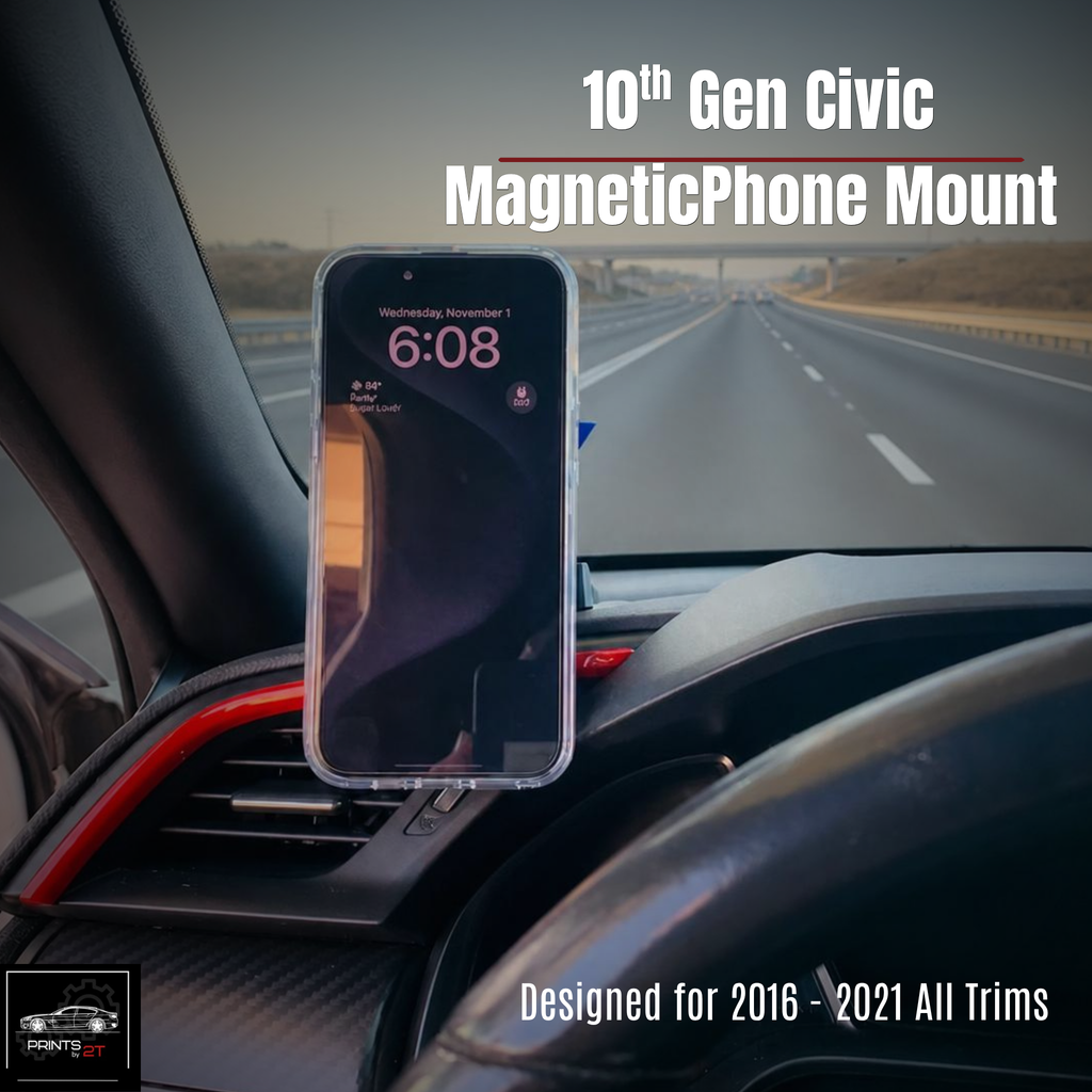 10th Gen Honda Civic 2016-2021 (All Trims) Custom Magnetic Phone Mount