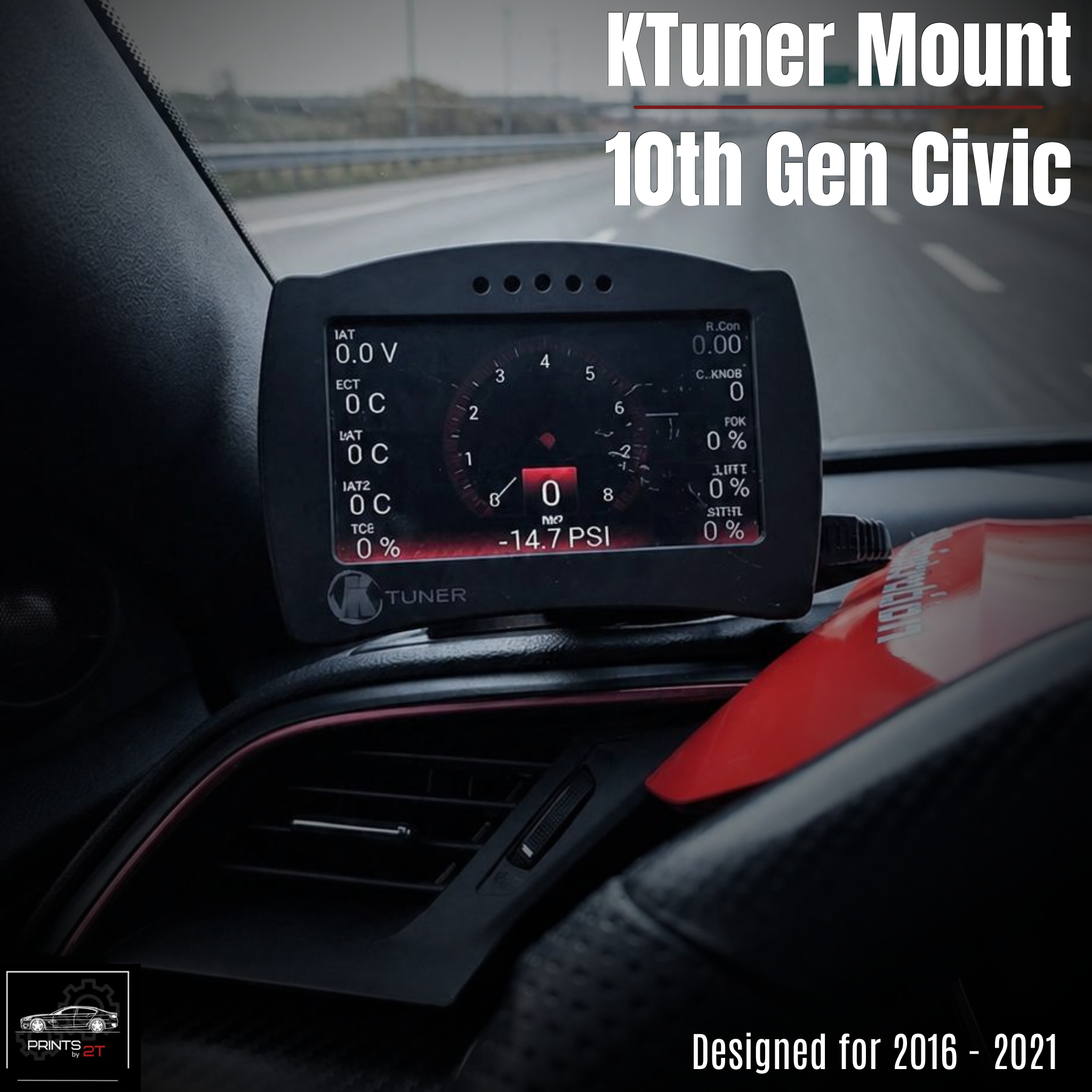 10th Gen Honda Civic 2016-2021 (All Trims) Ktuner V2 Mount